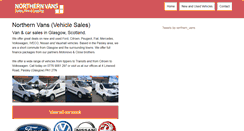 Desktop Screenshot of northernvans.com